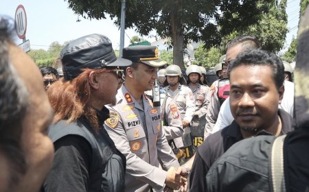 Kapolres Madiun Kota Apresiasi Massa PSHT dalam Menyampaikan Aspirasi, Aksi Damai Berakhir Kondusif